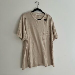 Free people distressed tee